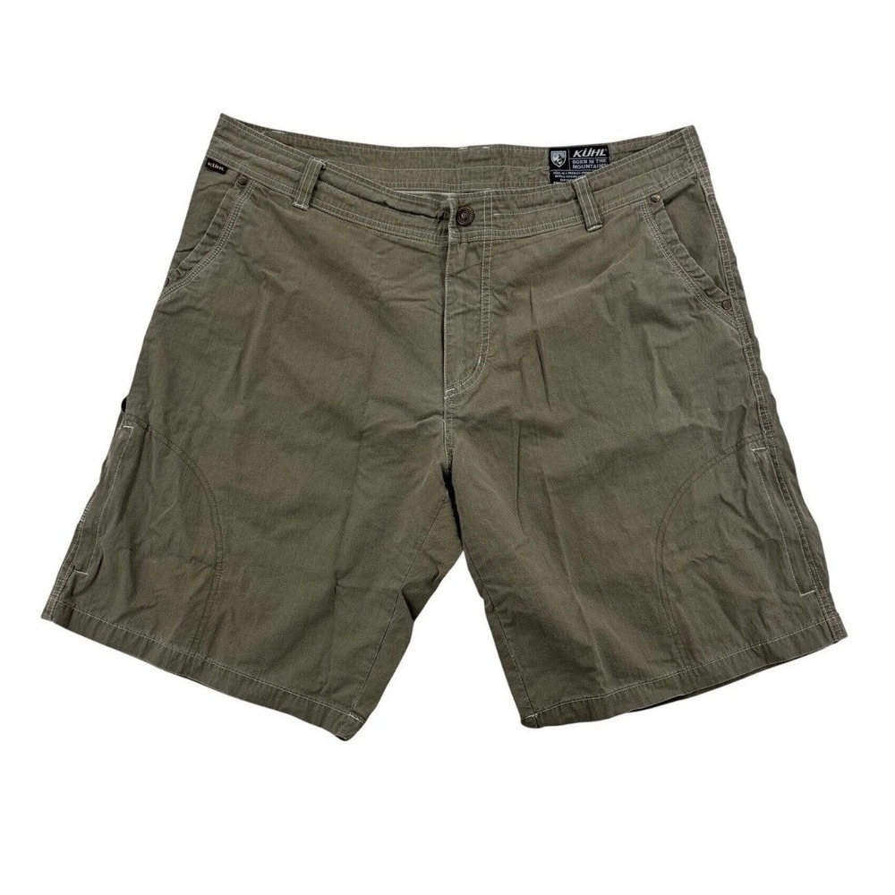 KUHL Renegade Shorts Mens 40 Olive Green Excellent Utility Hiking Cargo